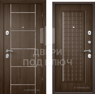 Входная металлическая вторая уличная дверь ДПК-2656
