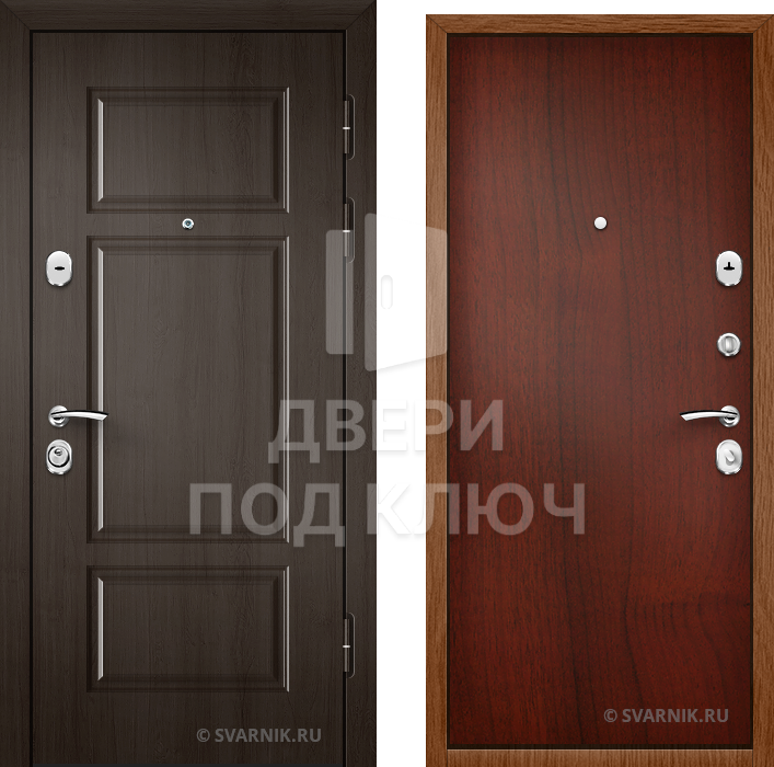 Входная дверь с установкой для дома ДПК-7558